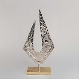 Vitale Metal Mızrak Silver Dekor 9*23*45 Cm
