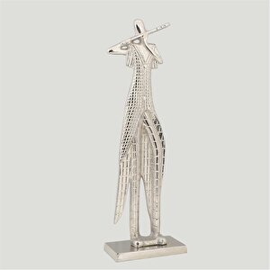 Vitale Metal Flütçü Dekor 10*22*62 Cm