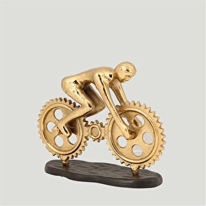 Vitale Metal Gold Motorcu Dekor 9*25*20 Cm