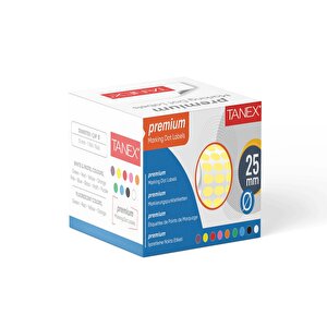 Nokta Etiket 25 Mm 2500 Adet Sarı