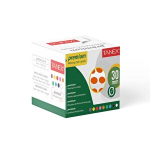 Nokta Etiket 30 Mm 2000 Adet Turuncu