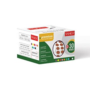 Nokta Etiket 30 Mm 2000 Adet Kraft