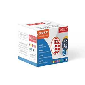 Nokta Etiket 25 Mm 2500 Adet Kırmızı
