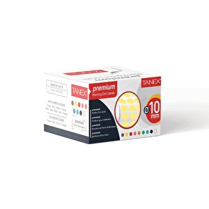 Nokta Etiket 10 Mm 5000 Adet Sarı