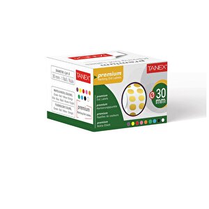 Tanex Nokta Etiket 30 Mm 500 Adet Gold