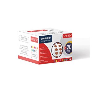 Nokta Etiket 20 Mm 2500 Adet Kraft