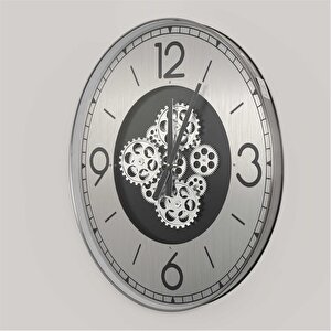 Vitale Metal Çarklı Kare Duvar Saati 69.3*52.8*8 C
