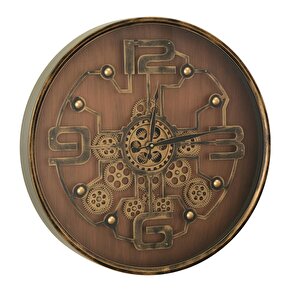 Wood Çarklı Duvar Saati 60 Cm Ak.ji0006 Beyaz