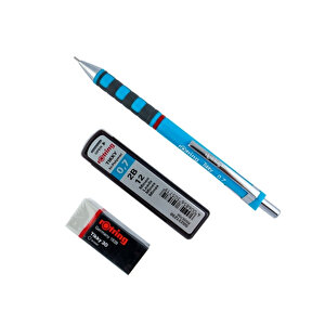 | Tikky Versatil Kalem Okul Seti, 0.7 Mm Uç, Açık Mavi, Silgi Ve 12'li Uç Hediyeli