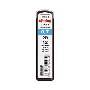 Rotring | Tikky Versatil Kalem Okul Seti, 0.7 Mm Uç, Açık Mavi, Silgi Ve 12'li Uç Hediyeli