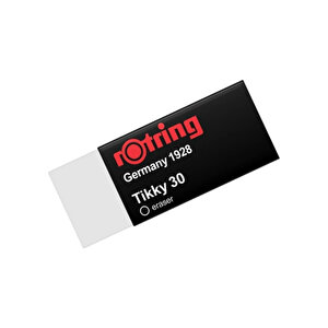 | Rotring Tikky 30 Silgi, Beyaz İz Bırakmayan, Tozsuz Silme