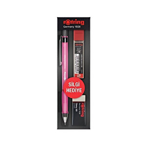 | Visuclick Versatil Kalem Okul Seti, 0.7 Mm Uç, Pembe, Silgi Ve 12'li Uç Hediyeli