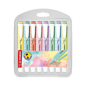 | Swing Cool Fosforlu Kalem Pastel Seti, 8'li, 1-4 Mm Uç, 4 Saat Kurumaya Dayanıklı