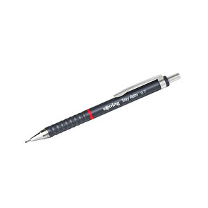| Tikky Retro Versatil Kalem, 0.7 Mm Uç, Metalik Gri, Ergonomik Tutuş