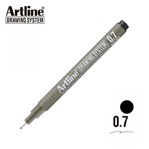 | Drawing System 237 Teknik Çizim Kalemi, 0.7 Mm, Siyah, Teknik Ve Hassas Çizimler İçin