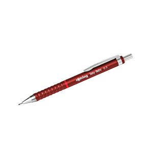 | Tikky Retro Versatil Kalem, 0.5 Mm Uç, Metalik Kırmızı, Ergonomik Tutuş