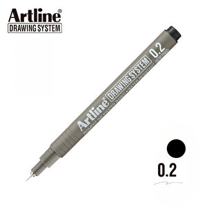 | Drawing System 232 Teknik Çizim Kalemi, 0.2 Mm, Siyah, Teknik Ve Hassas Çizimler İçin