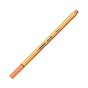 | Point 88 Fineliner Kalem, 0.4 Mm Uç, Kayısı, Metal Destekli Uç, Altıgen Tasarım