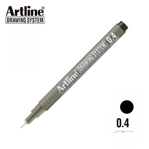 | Drawing System 234 Teknik Çizim Kalemi, 0.4 Mm, Siyah, Teknik Ve Hassas Çizimler İçin