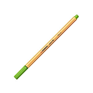 | Point 88 Fineliner Kalem, 0.4 Mm Uç, Yaprak Yeşili, Metal Destekli Uç, Altıgen Tasarım
