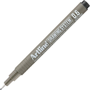 | Drawing System 236 Teknik Çizim Kalemi, 0.6 Mm, Siyah, Teknik Ve Hassas Çizimler İçin