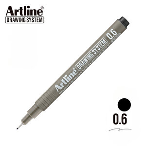 | Drawing System 236 Teknik Çizim Kalemi, 0.6 Mm, Siyah, Teknik Ve Hassas Çizimler İçin