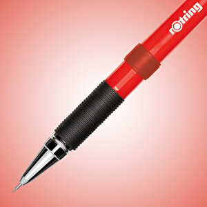 | Visumax Versatil Kalem, 0.7 Mm Uç, Kırmızı, Ergonomik Kauçuk Tutuş, Çevir-aç Silgi