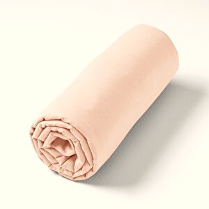 %100 Pamuklu Ekru 160x200+2*(50x70) Çift Kişilik Lastikli Çarşaf Ve Yastık Kılıfı Seti
