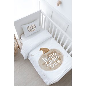 Bebek Boy Nevresim Takımı (100x150) - Pure Baby Serisi - Hello Bear