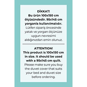 Bebek Boy Nevresim Takımı (100x150) - Pure Baby Serisi - Hello Bear
