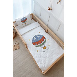 Montessori Nevresim Takımı (100x200) - Zezig X Royal Series - Blue