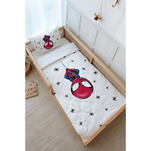 Montessori Nevresim Takımı (100x200) - For Baby Serisi - Örümcek Adam