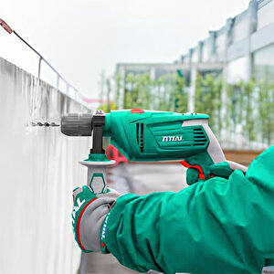 Total Darbeli Matkap 850 W Tg109136-2 Metal Beton Ahşap Kömürlü Delme Kırıcı Delici