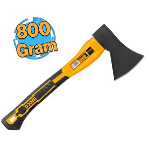 İngco Hax0208008 Balta Fiber Saplı 800 Gr Keskin Sağlam Kamp Baltası Odun Ağaç Kesme Kesim Ayırma