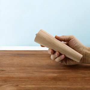 Ahşap 18 Cm Ahşap Ayak Bağlantı Aparatlı Mobilya Koltuk Kanepe Sehpa Masa Ayağı Ayakları M8 Civatalı