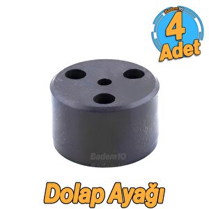 Kapsül 3.7 Cm Siyah 4 Adet Mobilya Ayak Yükseltici Baza Ayağı Koltuk Kanepe Altı Puf Ayakları