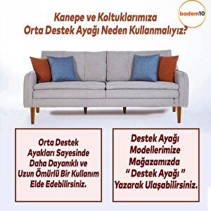 Ahşap 12 Cm Ahşap Ayak Bağlantı Aparatlı Mobilya Koltuk Kanepe Sehpa Masa Ayağı Ayakları M8 Civatalı