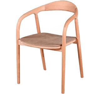 Havza Sandalye Cilasız Ham Ahşap
