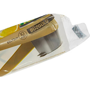 | Ekstra Güçlü Büzgülü Çöp Torbası, Büyük Boy 65x70 Cm, Limon Kokulu, 10'lu Paket