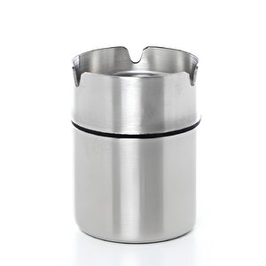 Dekoratif Küçük Küllük Araba İçi Bardak Uyumlu Çıkarılabilir Temizlenebilir Paslanmaz Metal 1 Adet