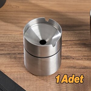 Dekoratif Küçük Küllük Araba İçi Bardak Uyumlu Çıkarılabilir Temizlenebilir Paslanmaz Metal 1 Adet