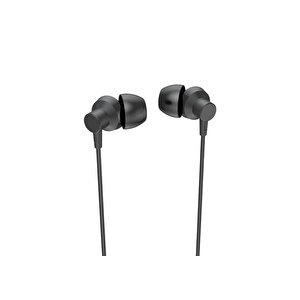 Syrox K15 3.5mm Aux 1.20mt Kablolu Mikrofonlu Kulakiçi Kulaklık - Siyah