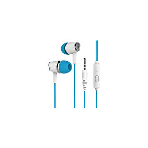 Syrox K17 1.20mt 3.5mm Aux Kablolu Mikrofonlu Kulakiçi Kulaklık - Siyah