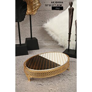 Lux Seramik Sunum Tepsisi 22x32 Cm Ak.ib0004