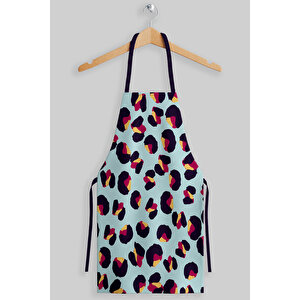 Ays Home Mint Leopar Desen Mutfak Önlüğü