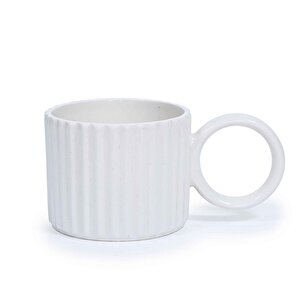Beyaz Kulplu Kupa Mtfk.0027