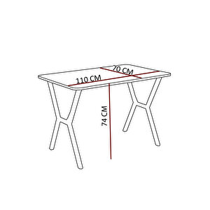 Elma Modeli Masa Sandalye Takımı, 4 Sandalye 1  Sabit Ceviz Masa  110x70 Cm, Keten Kumaş