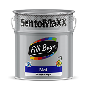 Sentomaxx® Mat Sentetik Boya 2,5 Lt, Siyah Siyah Siyah