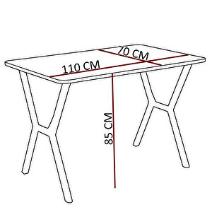 Elma Modeli Masa Sandalye Takımı, 4 Sandalye 1 Sabit Siyah Mermer Desen Masa  110x70 Cm, Keten Kumaş