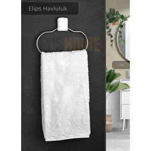 Elips Havluluk Paslanmaz Çelik Banyo Havluluk Düzenleyici Krom